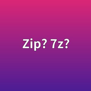 ZIP과 7z 압축 방식의 차이, 어떤 파일 형식이 더 유리할까? 3 zip 7z 1792035485